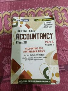 Accountancy Class XII - CBSE