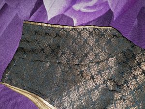 Black And Golden Blouse