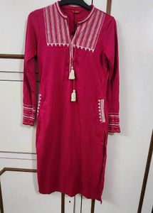 W Magical Magenta Winter Kurta