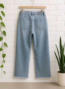 Wide Leg Denim Jeans
