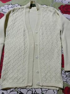 Classic Cream Cardigan used
