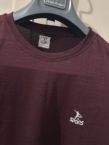 Maroon Sports T-Shirt