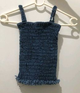 Denim Tube Top (Party Wear)