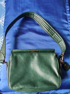 Imported Leather Hobo Bag