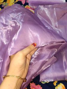 Viral Glossy Lavender Fabric💜
