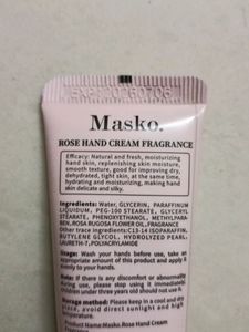Masko Rose Hand Cream