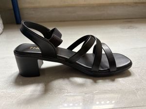 Black Heeled Sandals