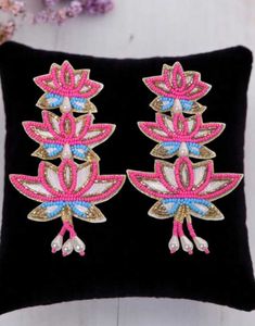 Lotus Radiant Harmony Layered Earrings