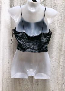 11277. Sleeveless Black Tank Top