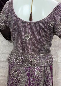 Elegant Purple Lehenga Choli