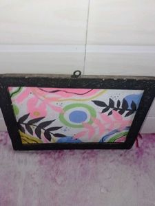 Abstract Floral Framed Art