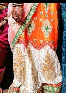 Orenge And Merin Beautiful Lehenga Choli