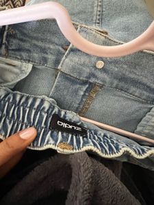 Denim Mini Skirt