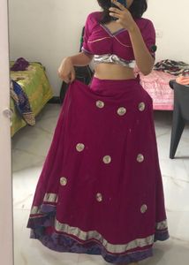 Purple Lehnga Choli