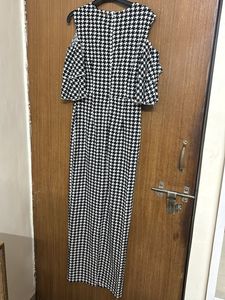 SHEIN Houndstooth Pattern Dress