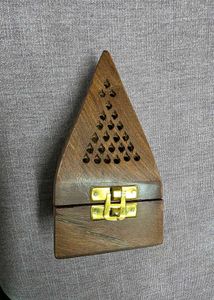 Wooden Incense Burner Box or Dhoopdaani