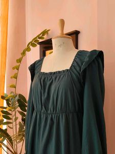 Gorgeous Midi Emerald Green Dress