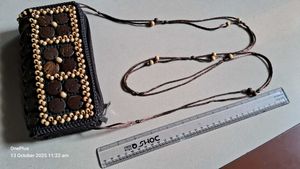 Handmade Beaded Wallet/sling bag