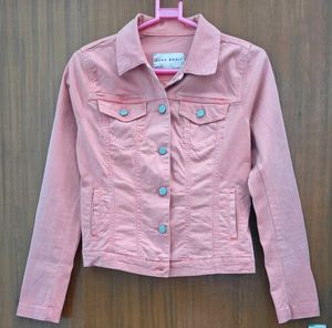 ZARA BASIC Pink Denim Jacket