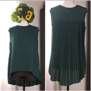 Summer Back Pleated Top