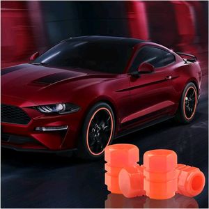 Tyre Valve Caps Luminous Glow Car Tire Air Cap