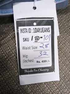 I@101 Size-28 (Sale) Latest Ladies high waist Jean