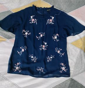 Navy Blue Tops
