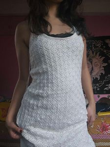 Y2k White Lace Mini Dress