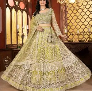 🟡Heavy Designer yellow Lehenga 🟡