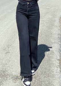 Black Wideleg Jeans