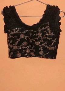 Black Designer Lehenga