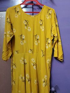 Rayon Floral Long Frock