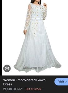 Elegant Ethnic Gown 30 Rs. Off Free Delivery Charg