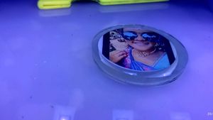 Resin Keychain, Earnings And Pentend ,Frame Also
