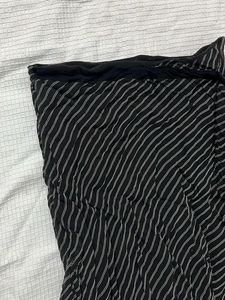 Black Stripes Skirt