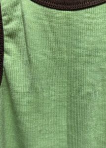 Green &amp; Brown Ringer Tank