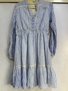Blue And White Striped Shirt Dress