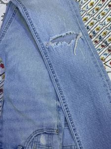 Ripped Light Wash Jeans