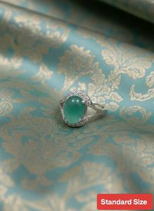 Elegant Green Stone Ring