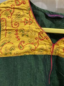 Ethnic Green Kurti