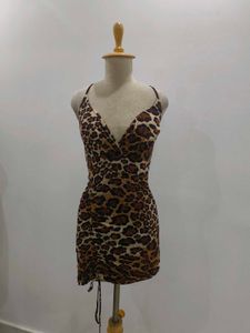 Leopard Print Mini Dress