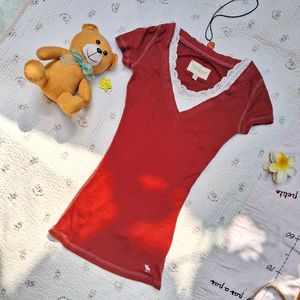 Y2k Printerest Fitted Top