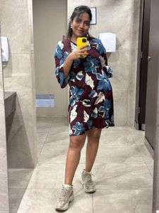 Semi - Bodycon Western Dress