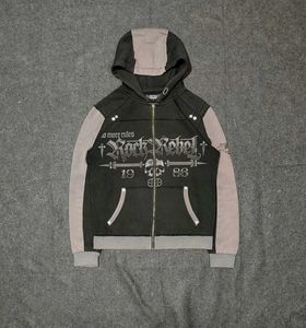 Rock Rebel (EMP) Heavyweight Grunge Zip-Up 💀