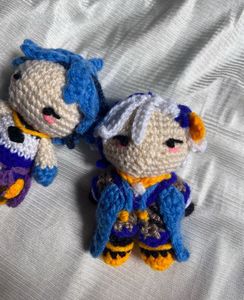 Crochet Plush Dolls (Set of 2)