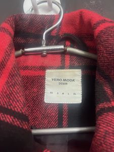 Red Plaid Moto Jacket