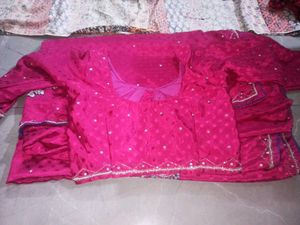 Pink Saree
