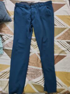 Blue Casual Pants