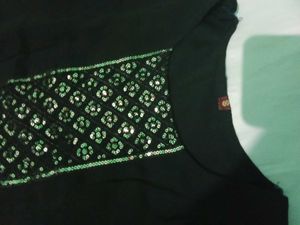 Elegant Black Kurta