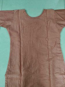 Handwork Peach Suit With Dupatta